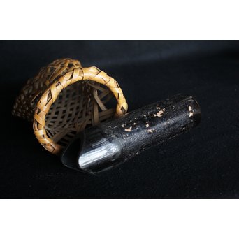 飯塚小玕斎 蝉型花籠　U047 