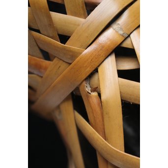 飯塚小玕斎 蝉型花籠　U047 