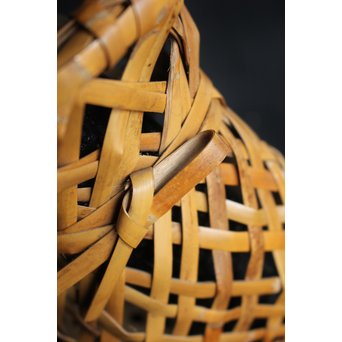 飯塚小玕斎 蝉型花籠　U047 