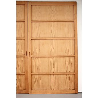 角桟 杉の板戸 4枚1組　B929 