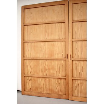 角桟 杉の板戸 4枚1組　B929 