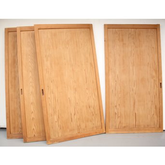角桟 杉の板戸 4枚1組　B929