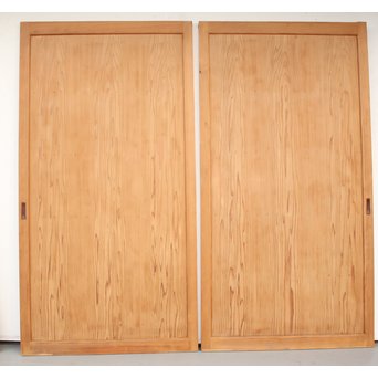 角桟 杉の板戸 4枚1組　B929 