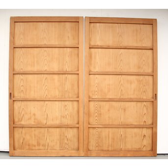 角桟 杉の板戸 4枚1組　B929 