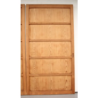 角桟 杉の板戸 4枚1組　B929 