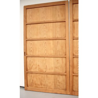 角桟 杉の板戸 4枚1組　B929 