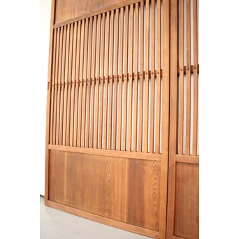 上下鏡板の格子建具 2枚1組　L938 