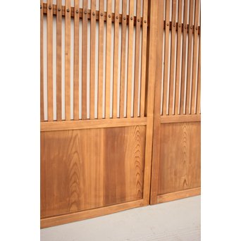 上下鏡板の格子建具 2枚1組　L938 