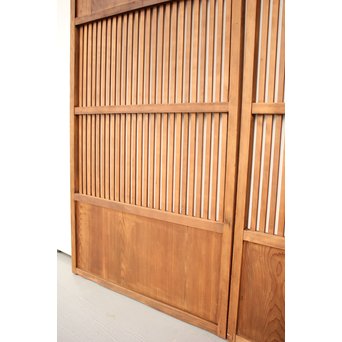 上下鏡板の格子建具 2枚1組　L938 