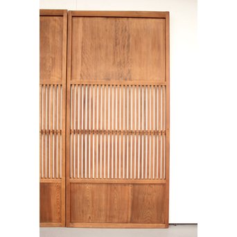 上下鏡板の格子建具 2枚1組　L938 