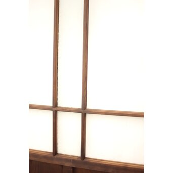 桜模様と緑色ガラスの建具 GD1184 