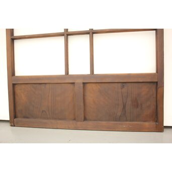 桜模様と緑色ガラスの建具 GD1184 