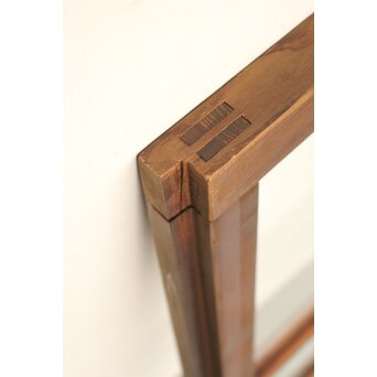 桜模様と緑色ガラスの建具 GD1184 