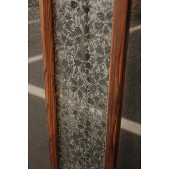 桜模様と緑色ガラスの建具 GD1184 