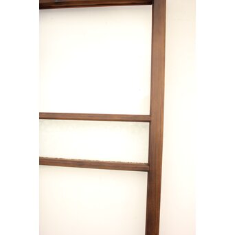 桜模様と緑色ガラスの建具 GD1184 