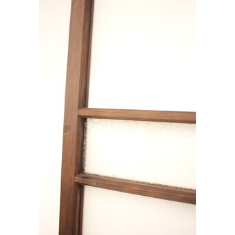 桜模様と緑色ガラスの建具 GD1184 