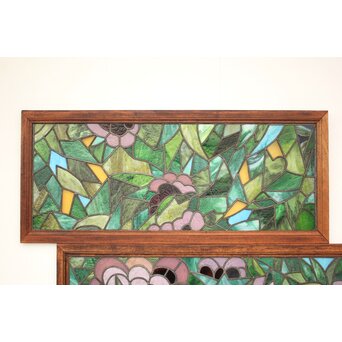 ステンドグラス 2枚1組　GD1185YD 