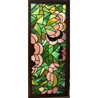 ステンドグラス 2枚1組　GD1185YD 光を通してこそのステンドガラス