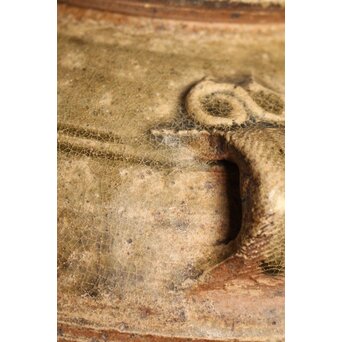 漢 灰釉陶器 双耳壺　P058 