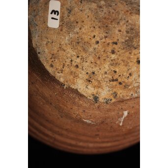 漢 灰釉陶器 双耳壺　P058 