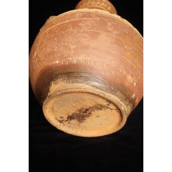 漢 灰釉陶器 双耳壺　P059 