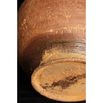 漢 灰釉陶器 双耳壺　P059 