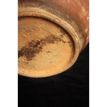 漢 灰釉陶器 双耳壺　P059 