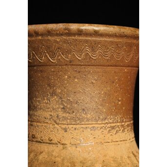 漢 灰釉陶器 双耳壺　P059 