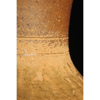 漢 灰釉陶器 双耳壺　P059 