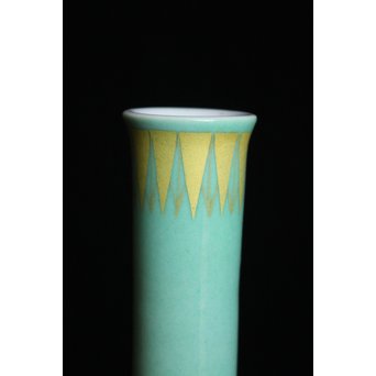 吉田美統 釉裏金彩花瓶　P060 