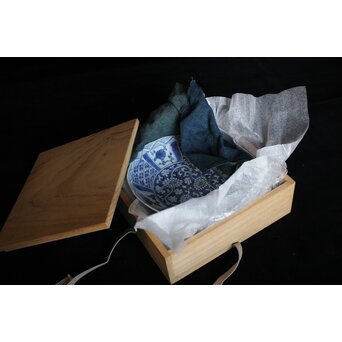 古染付 祥瑞手 深皿7寸　P063 