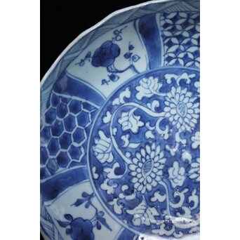 古染付 祥瑞手 深皿7寸　P063 