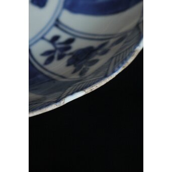 古染付 祥瑞手鷺文 深皿7寸　P064 