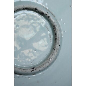 初期伊万里 宝尽吉祥吉祥文 7寸平皿　P065　 