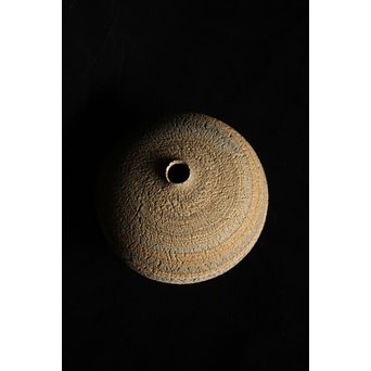 松井康成 練上嘯裂文壷　P066 