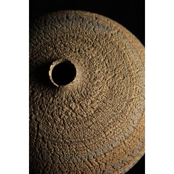 松井康成 練上嘯裂文壷　P066 