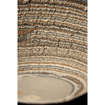 松井康成 練上嘯裂文壷　P066 