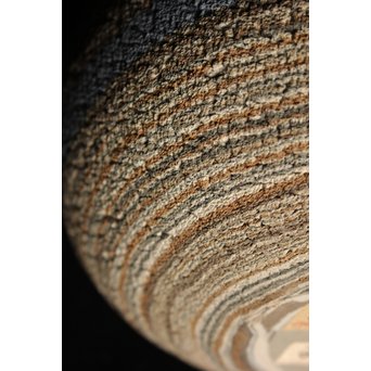 松井康成 練上嘯裂文壷　P066 