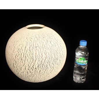 松井康成 堆瓷象裂文壷　P067 