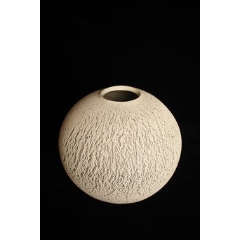 松井康成 堆瓷象裂文壷　P067 