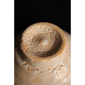 坂田泥華 銘 あけぼの 萩茶碗 而妙斎書付　P068 