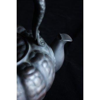 皆川堂 鎚起銅器 南瓜型水注　M063 