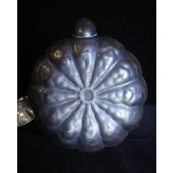 皆川堂 鎚起銅器 南瓜型水注　M063 