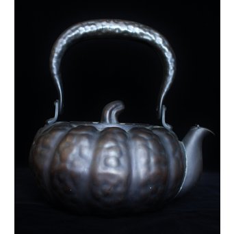 皆川堂 鎚起銅器 南瓜型水注　M063 