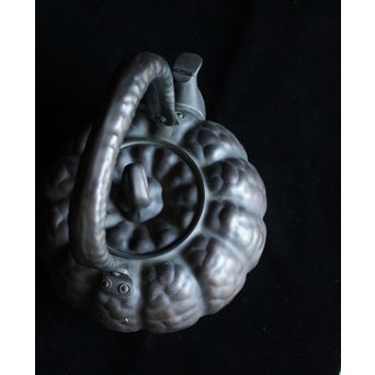 皆川堂 鎚起銅器 南瓜型水注　M063 