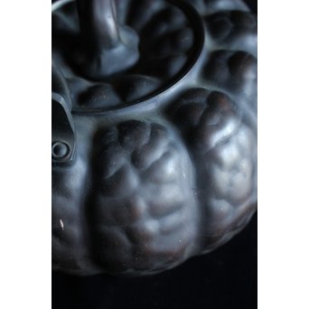 皆川堂 鎚起銅器 南瓜型水注　M063 