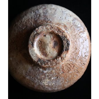 人間国宝 十一代 三輪休雪/壽雪 萩焼茶碗　P071 