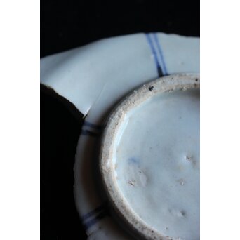 初期伊万里 白抜き鷺陶片　P073 