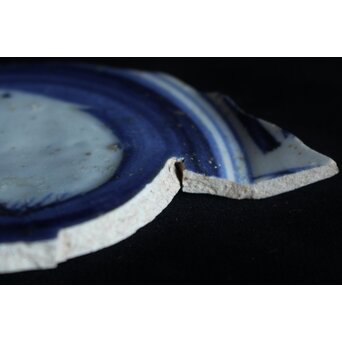 初期伊万里 白抜き鷺陶片　P073 