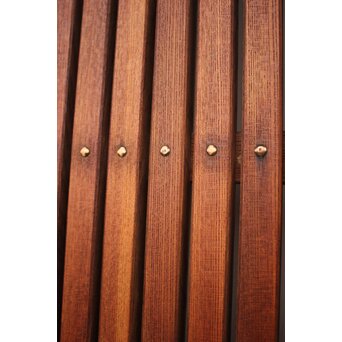 総欅柾目 格子蔵戸　W936Y 